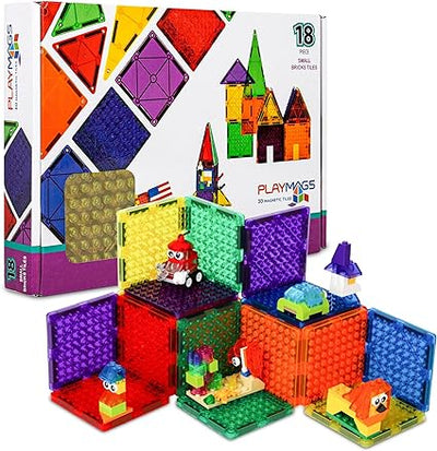 Playmags segulkubbar - Bricks (lego) 18 stk sett