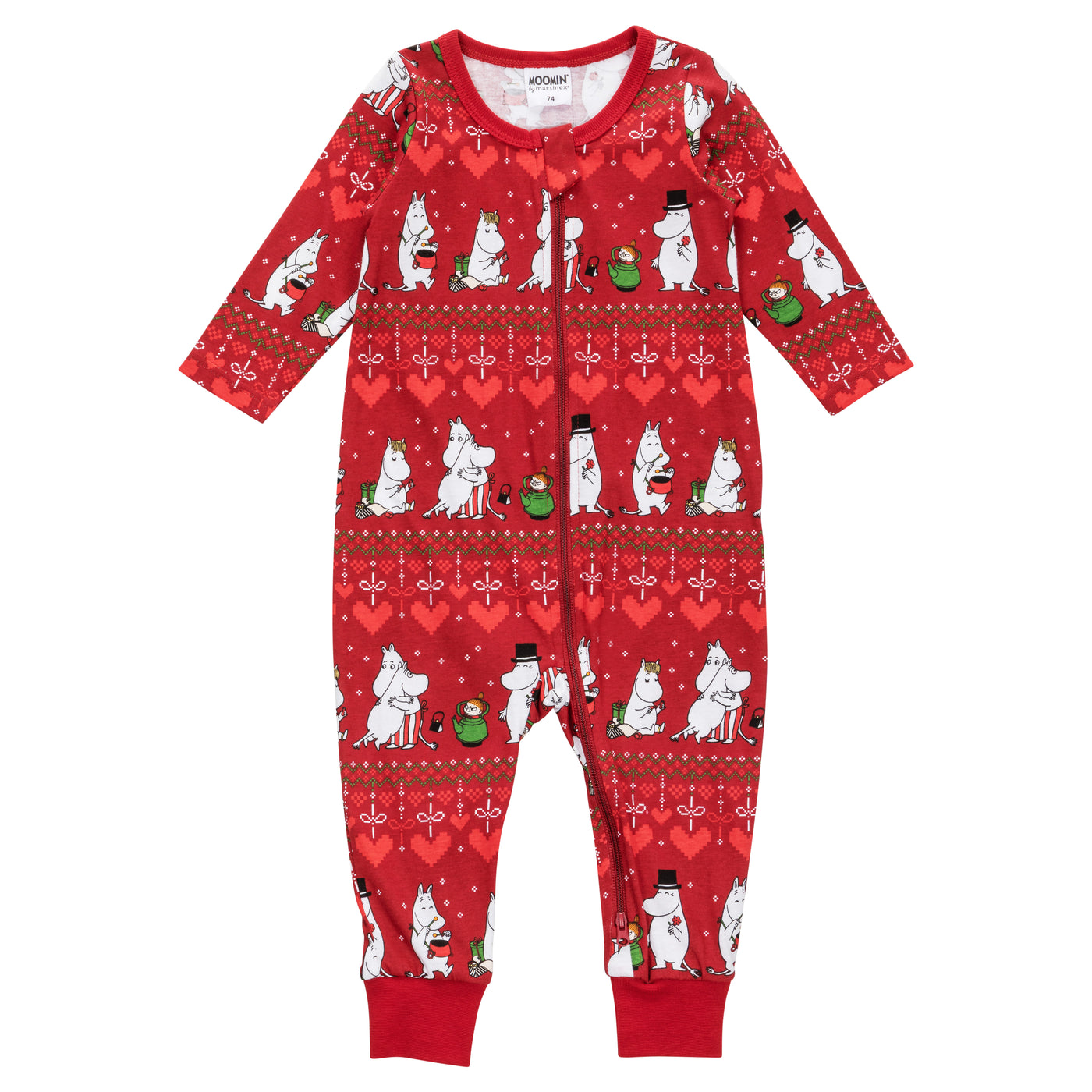 FORSALA - Moomin by martinex - Jólanáttföt á UNGABÖRN Winter Heart st 56-86