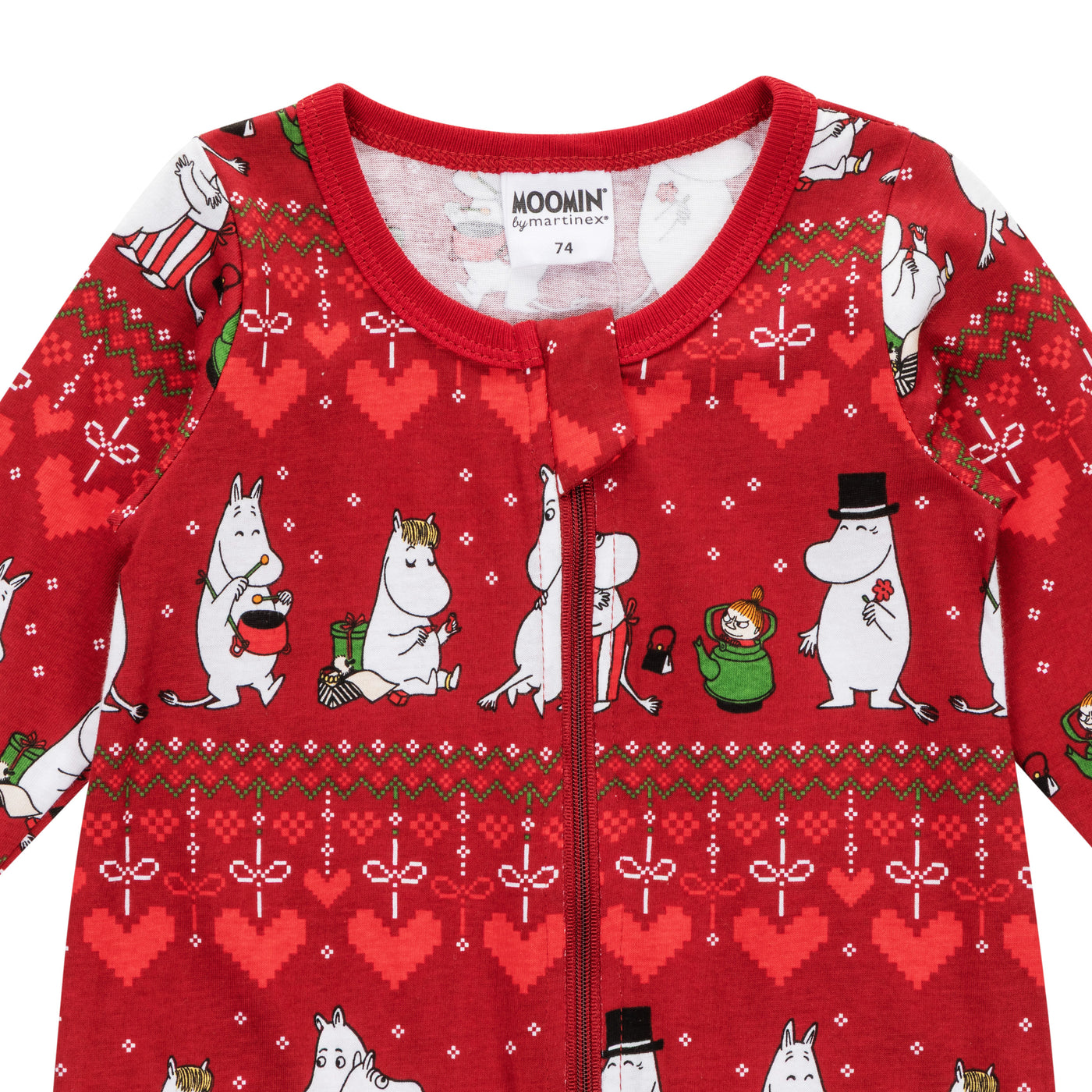 FORSALA - Moomin by martinex - Jólanáttföt á UNGABÖRN Winter Heart st 56-86