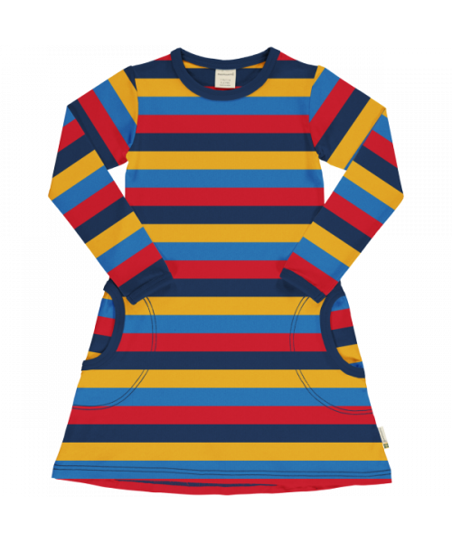 Maxomorra - Kjóll blue stripes