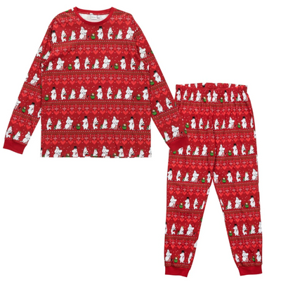 FORSALA - Moomin by martinex - Jólanáttföt HERRA Winter Heart st S-XXL