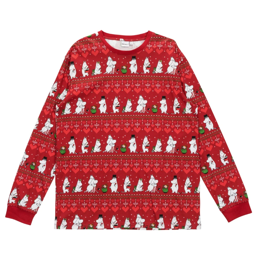 FORSALA - Moomin by martinex - Jólanáttföt HERRA Winter Heart st S-XXL