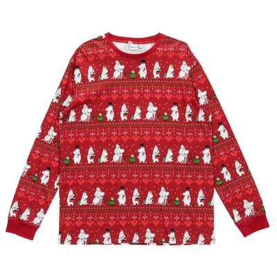 FORSALA - Moomin by martinex - Jólanáttföt HERRA Winter Heart st S-XXL