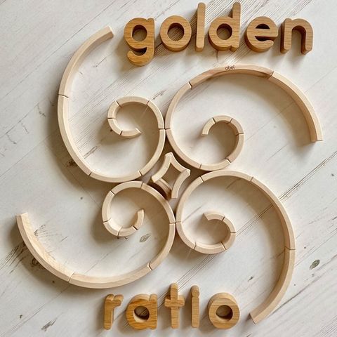 Abel blocks - Golden ratio 96 stk