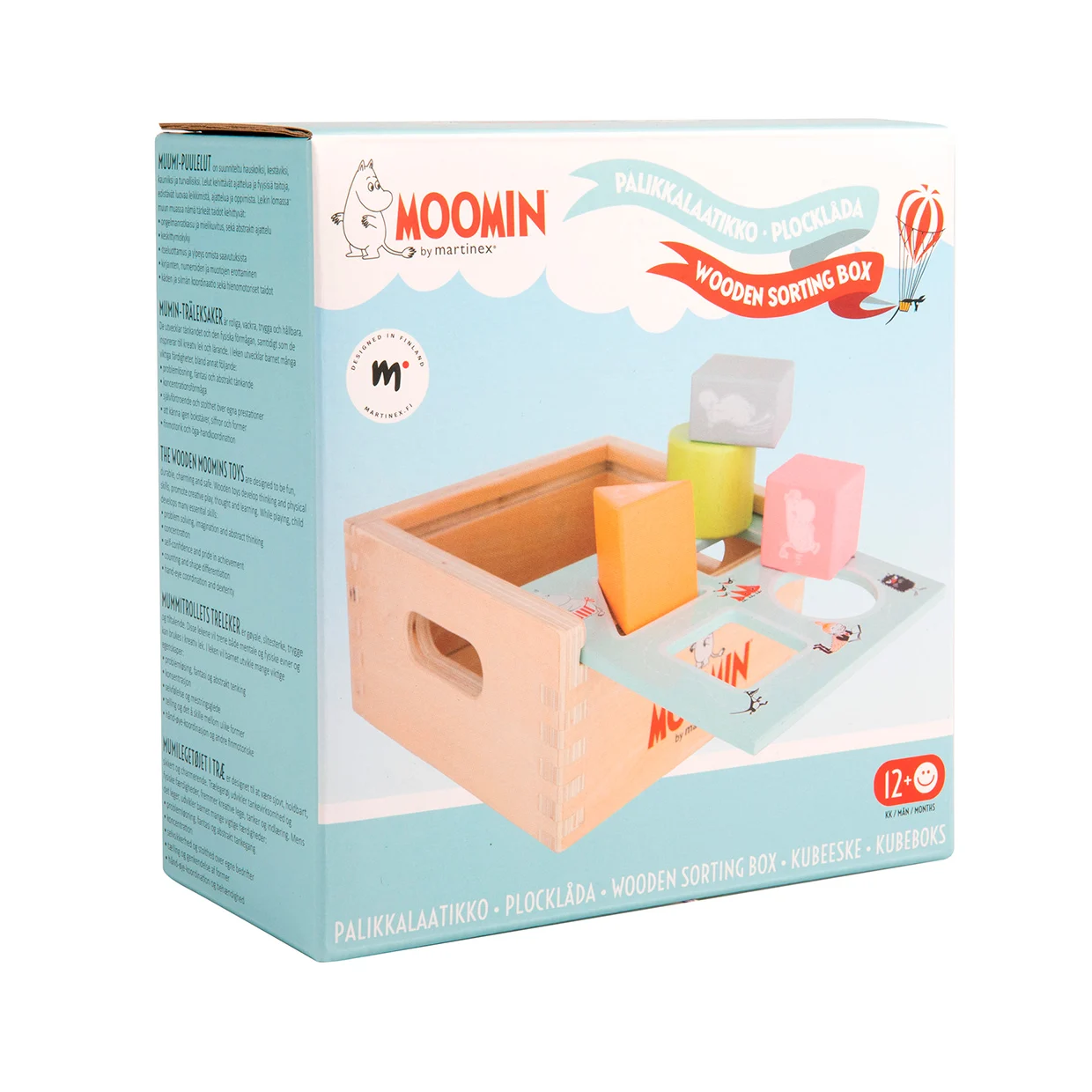 Moomin by Martinex - Viðarbox með kubbum