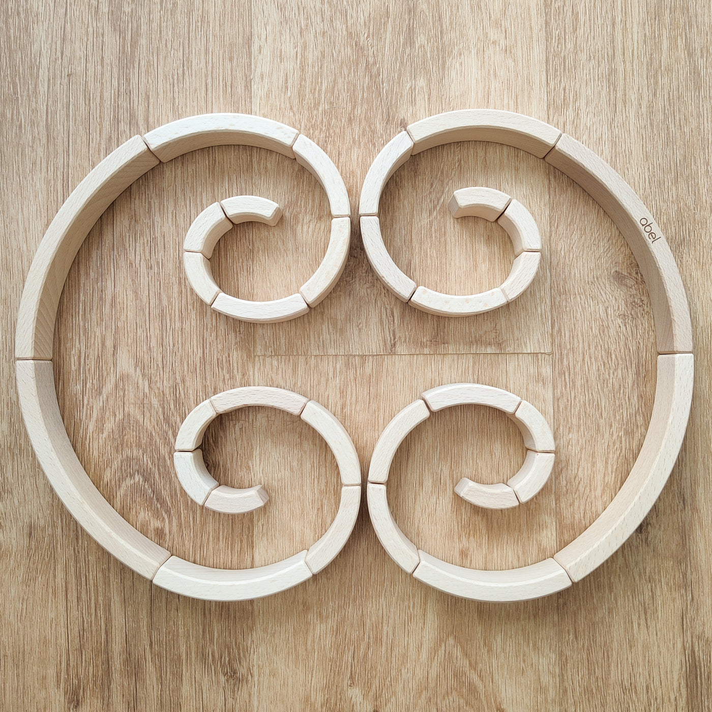 Abel blocks - Golden ratio 96 stk