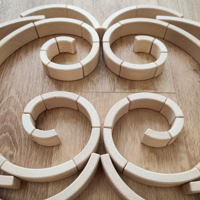 Abel blocks - Golden ratio 96 stk