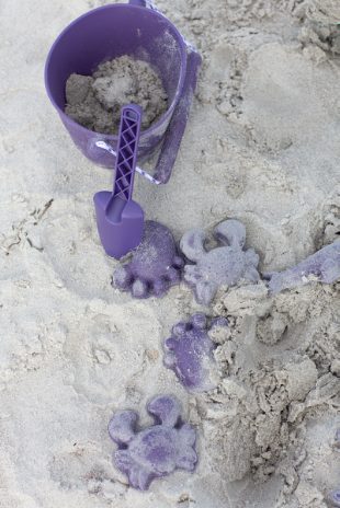 Scrunch sandform dark purple