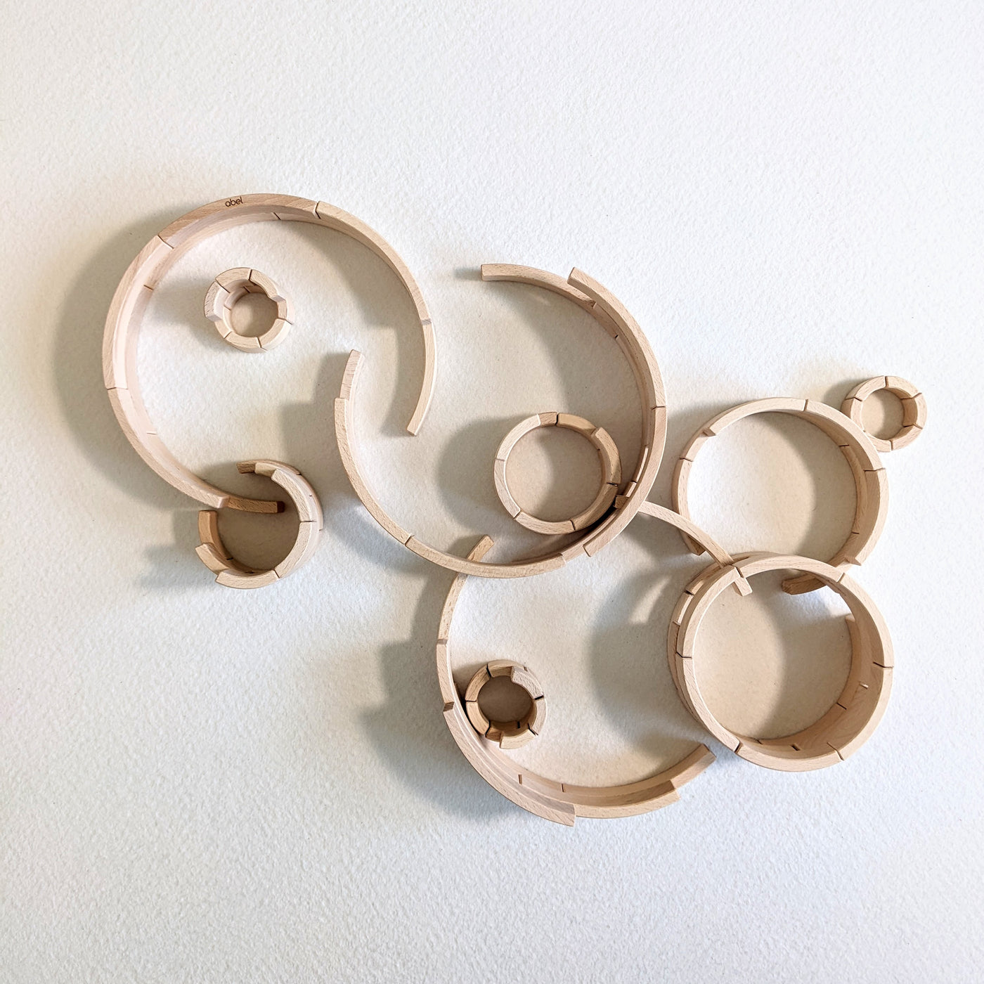 Abel blocks - Golden ratio 96 stk