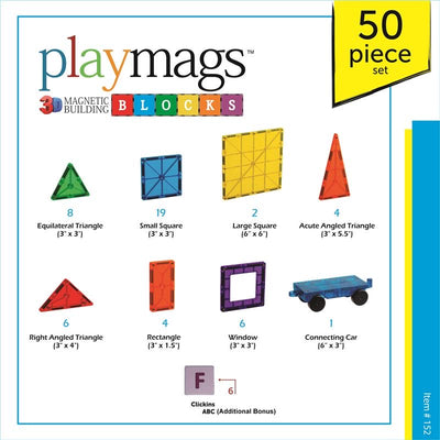 Playmags - 50 stk classic set